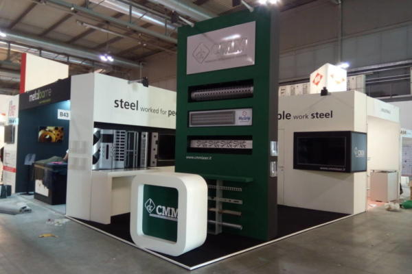 allestimento stand fieristico cmm lamiera milano