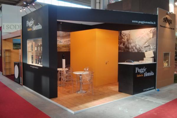 allestimento stand fieristico VINITALY Verona